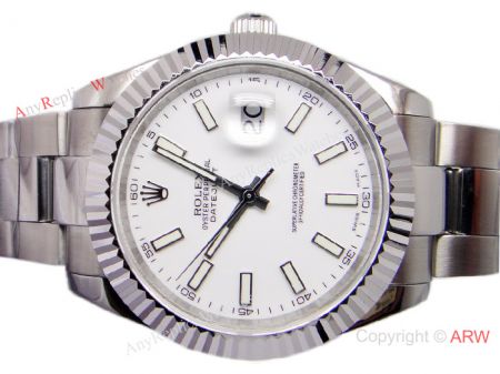 NEW UPGRADED Rolex Datejust II Watch / AAA Grade / SS Oyster White Face